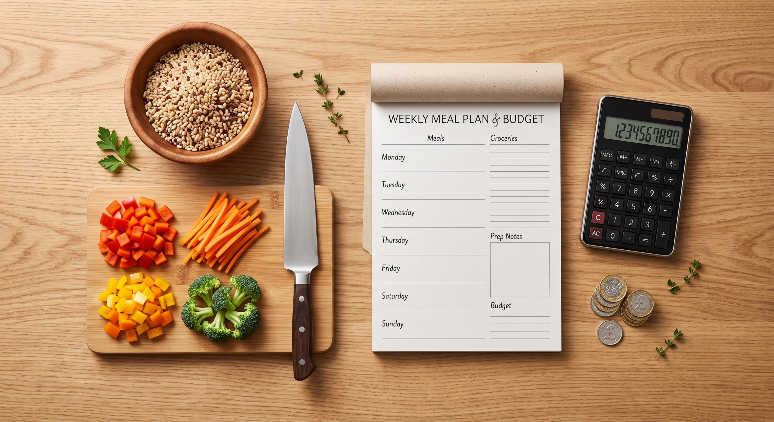 Food budgeting hero Image